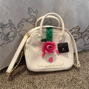 NWT Disney Loungefly Beauty and the Beast Rose Handbag